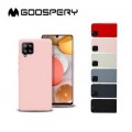 Goospery Mercury Silicone Case for Samsung Galax A42 5G A426 [Lavender Gray]